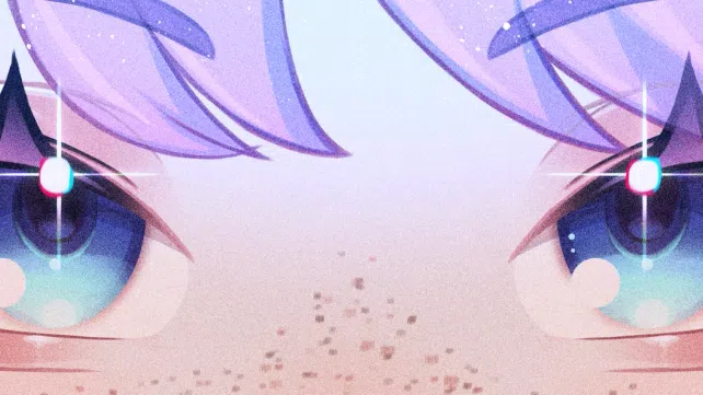 VTuber eye banner from Lynniia's VGen portfolio